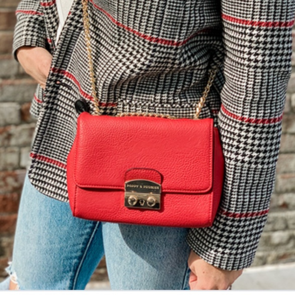 Belle of the Ball red crossbody